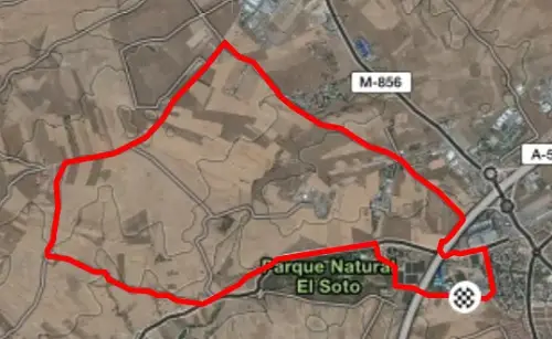 Circuito de 10 km aprox. con cuestas en Móstoles