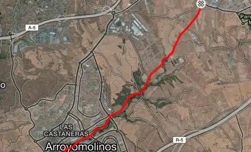 Circuito para correr mostoles arroyomolinos